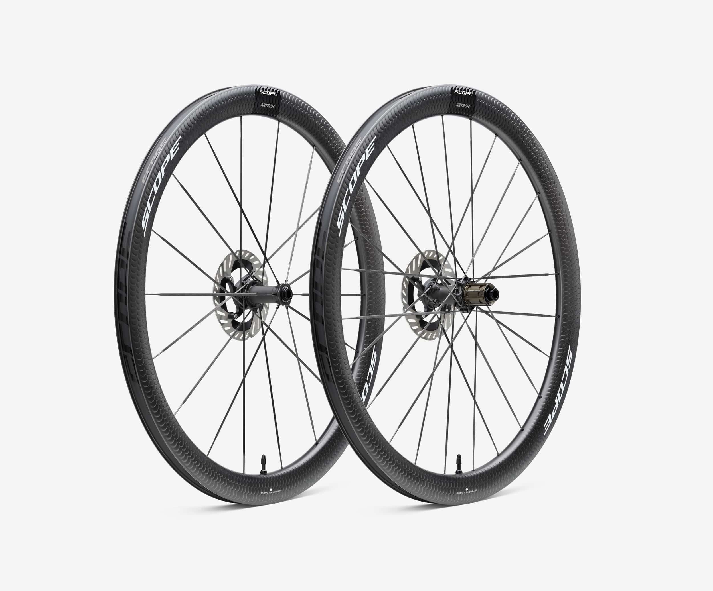 Scope Artech 4 – Carbon Wielset – Disc – Zwart